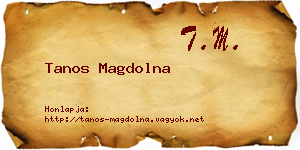 Tanos Magdolna névjegykártya